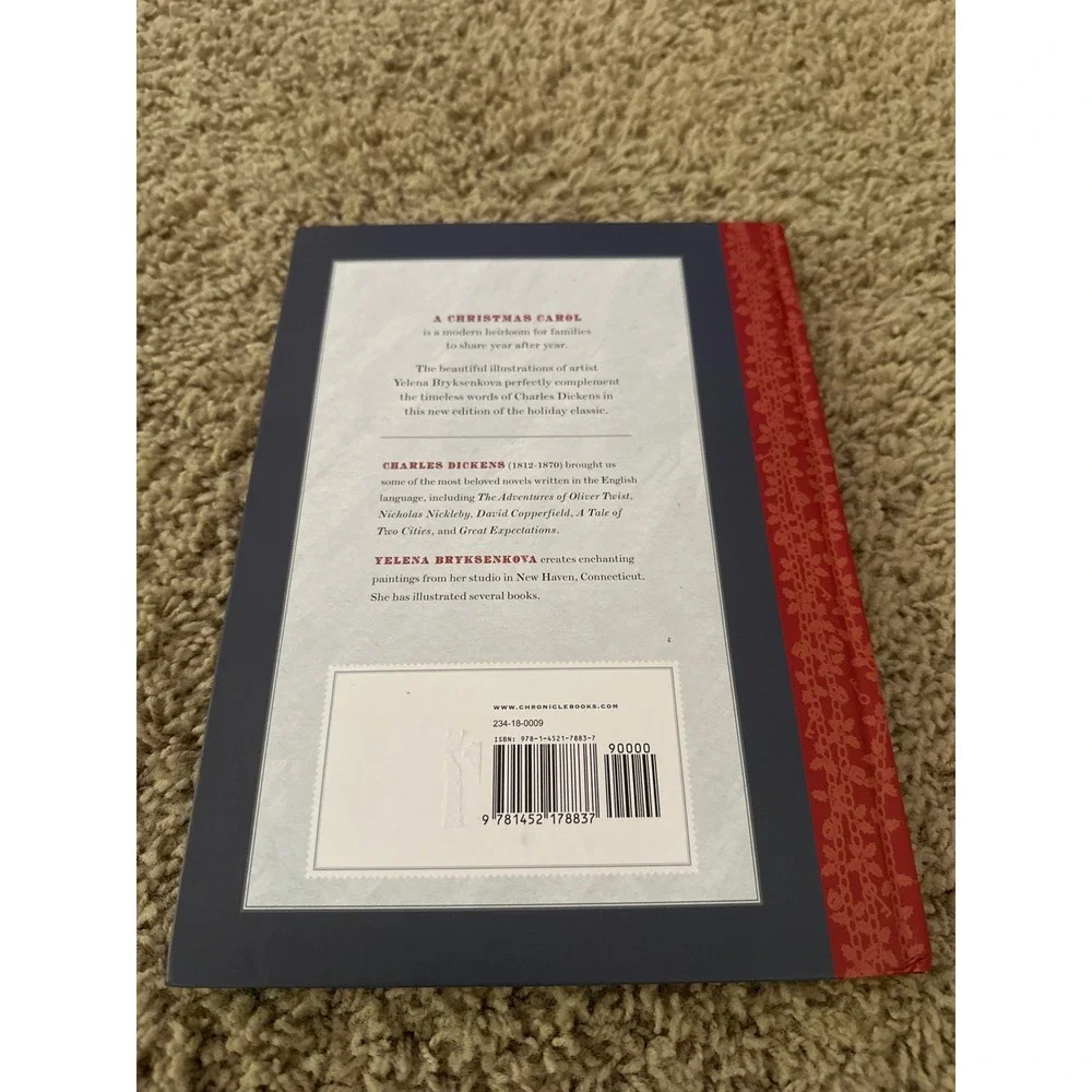 New‎ A Christmas Carol by Charles Dickens Illustrated Holiday Book